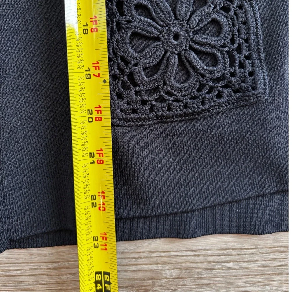 BCBGMaxAzria black knit